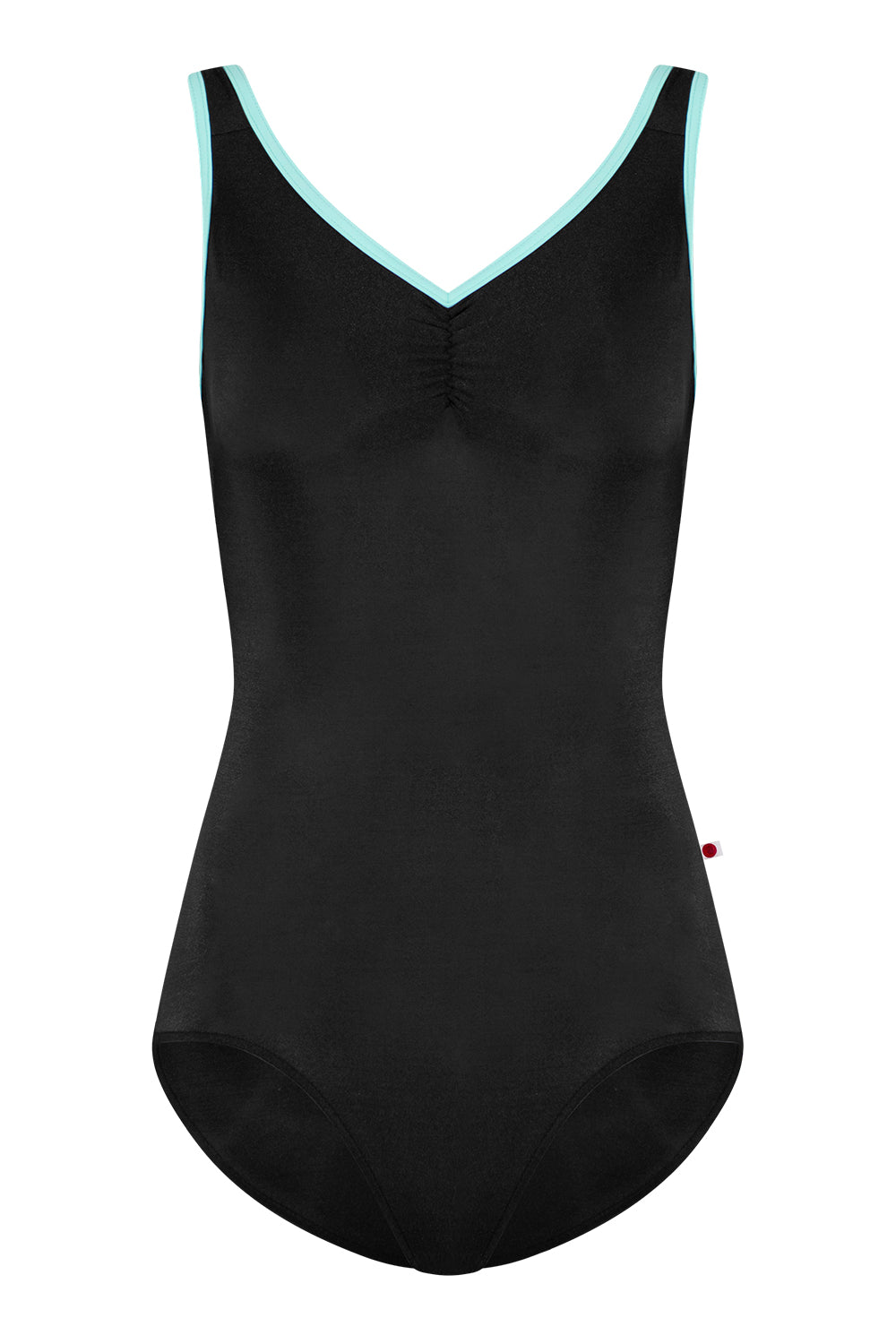 Tiffany leotard in N-Black body color with T-Frozen trim color