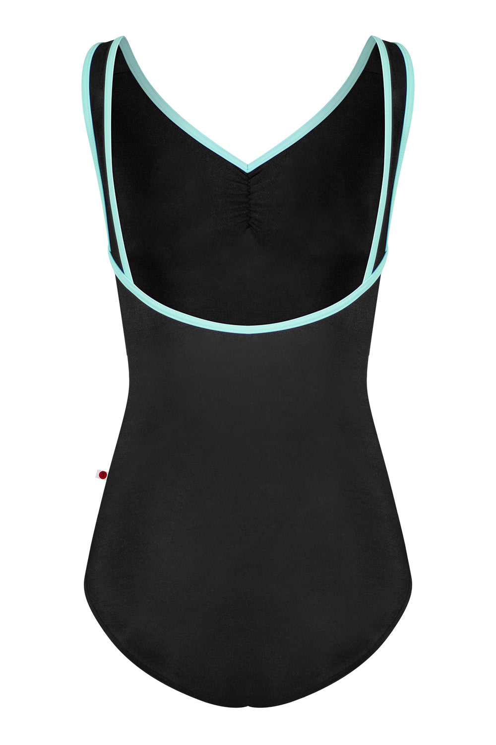 Tiffany leotard in N-Black body color with T-Frozen trim color