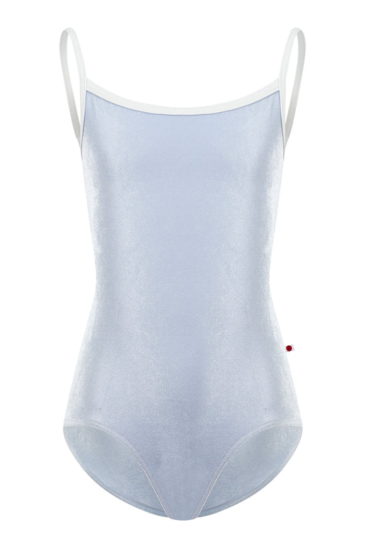 Kids Daniela leotard in V-Serenade body color with T-White trim color