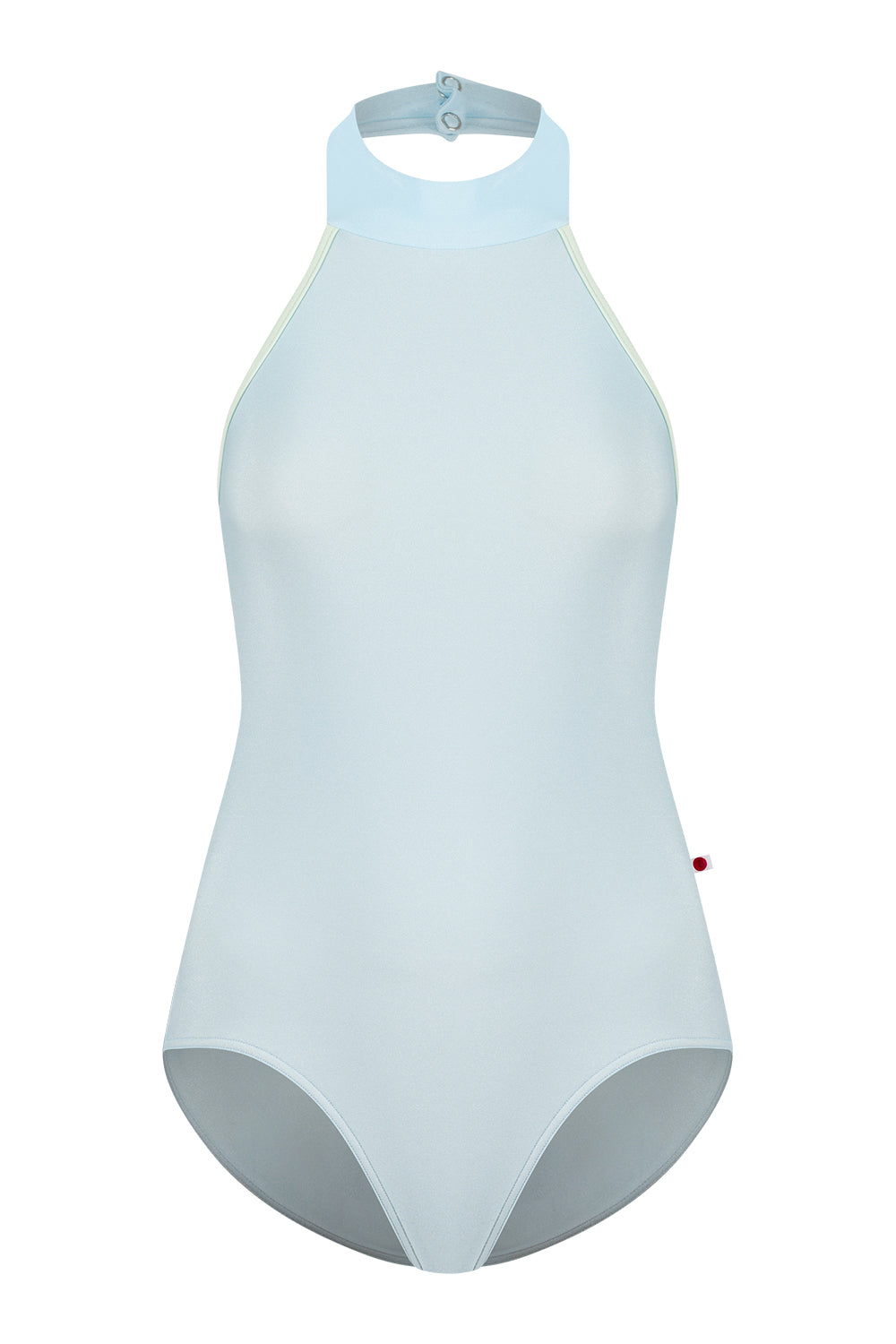 Sarah leotard in N-Mirror body color with T-Pistachio trim color
