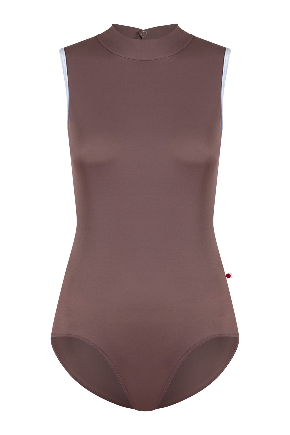 Natasha leotard in T-Phantom body color with V-Serenade trim color