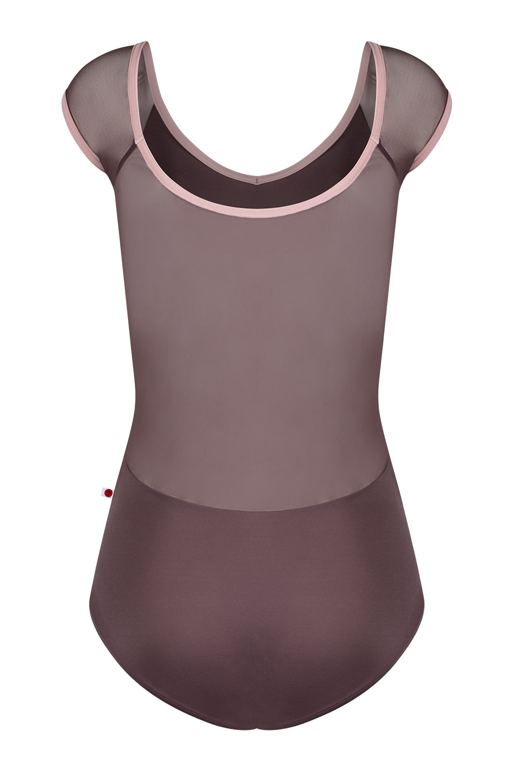Nina leotard in T-Phantom body color with Mesh Phantom top color and T-Petal trim color