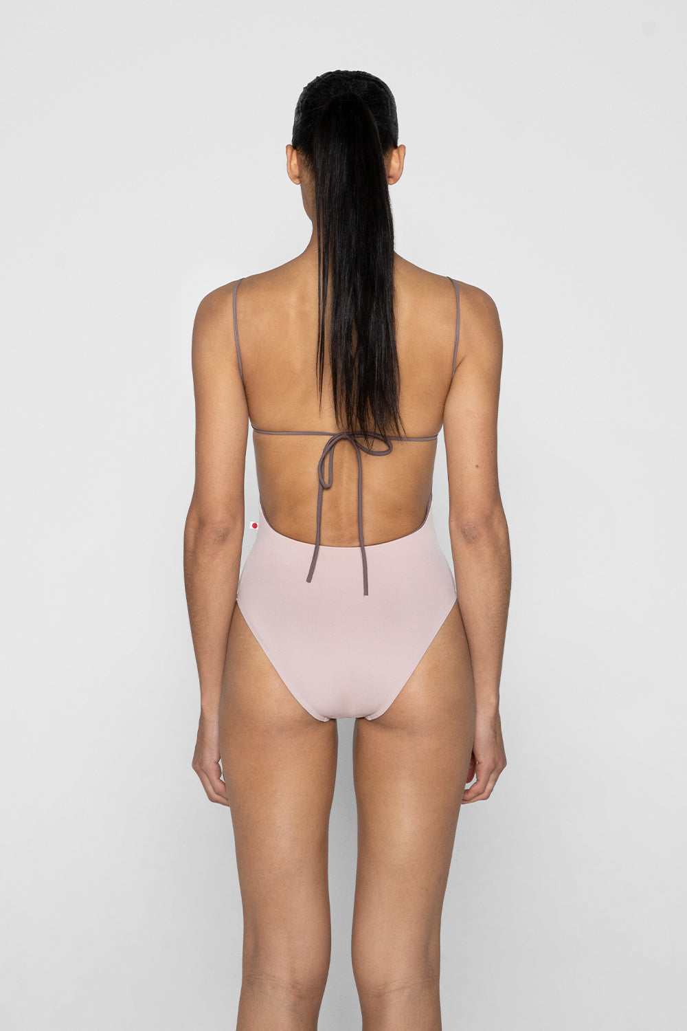 Romy leotard in T-Petal body color with T-Phantom trim & inner lining color