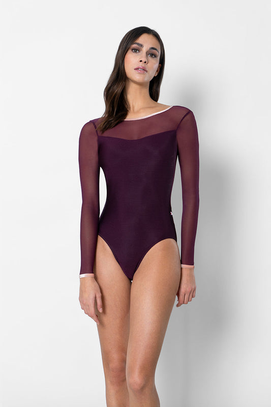 Olivia Nylon/Mesh-Long Sleeves