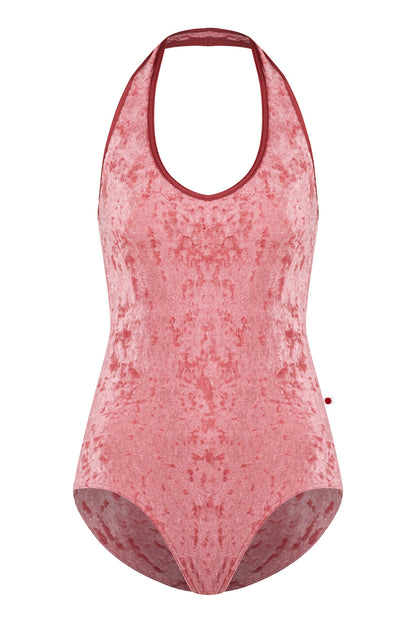 Jaione leotard in V-Romance body color with N-Fox trim color
