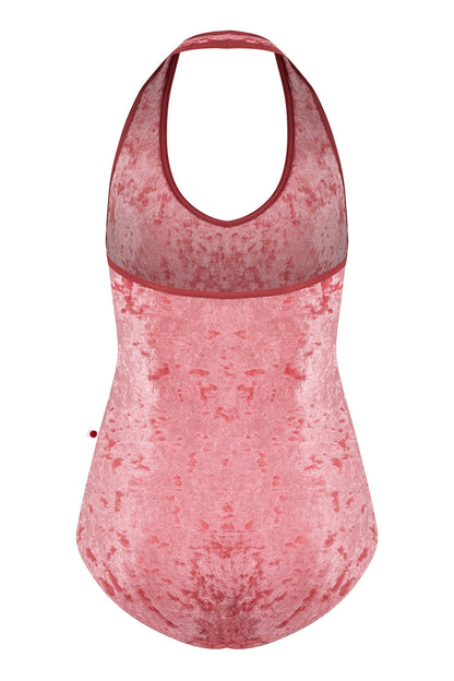 Jaione leotard in V-Romance body color with N-Fox trim color
