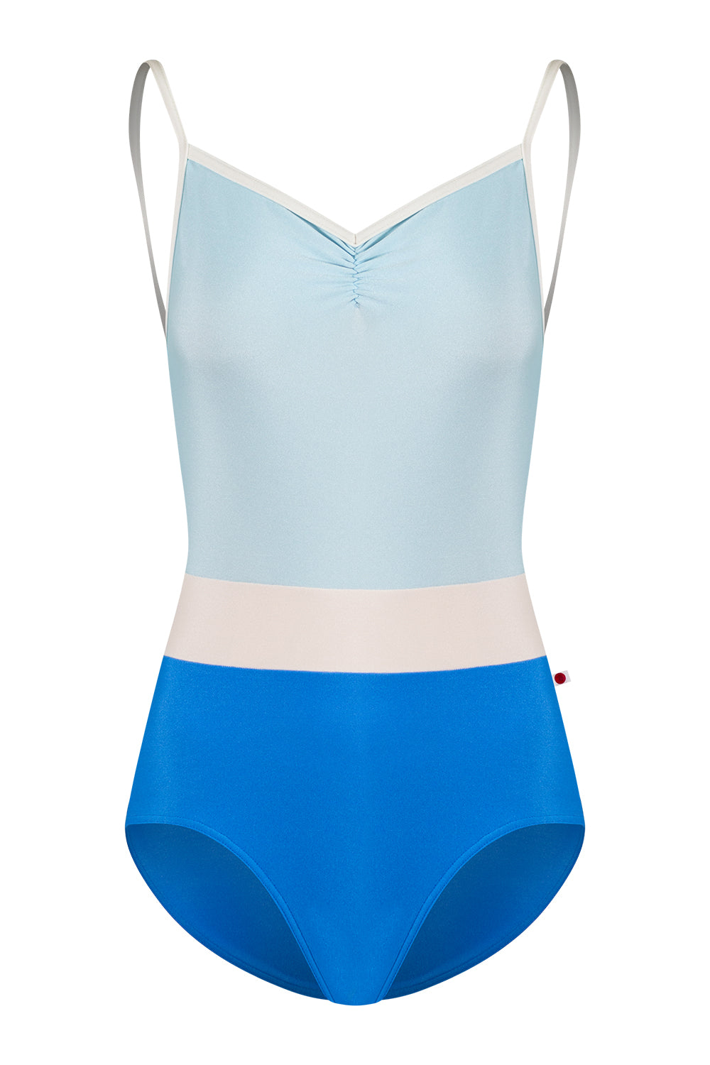 Micah leotard in N-Sky body color with N-Mirror top color and N-Antique trim & middle band color