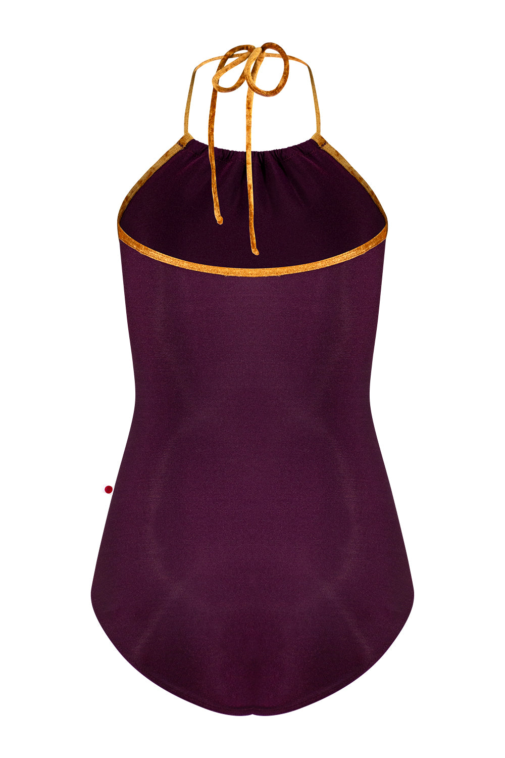 Monique leotard in N-Eggplant body color with CV-Bling trim color