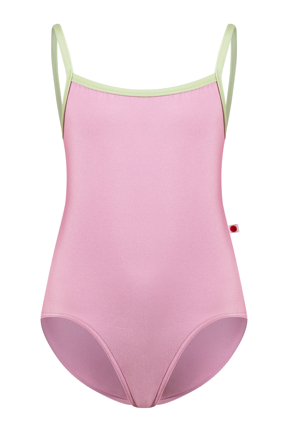 Kids Marisa leotard in N-Confetti body color with N-Ginko trim color