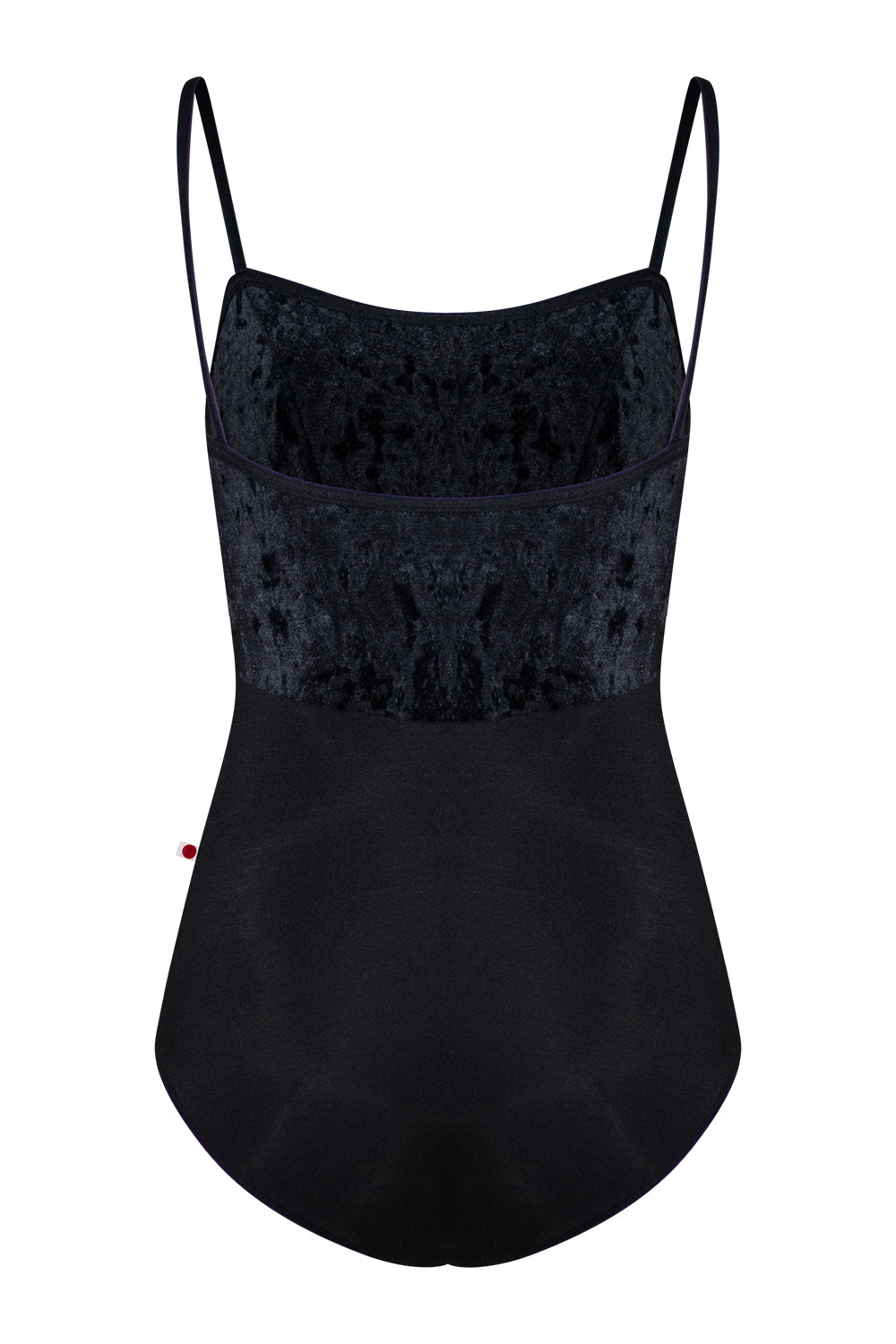 Denise leotard in N-Black body color with CV-Black top color and N-Black trim color