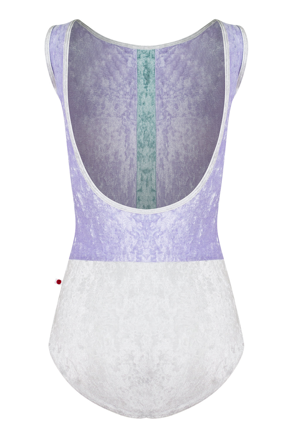 Didi leotard in CV-Silver body color with CV-Angelic top color, CV-Ice Middle Band color and CV-Silver trim color