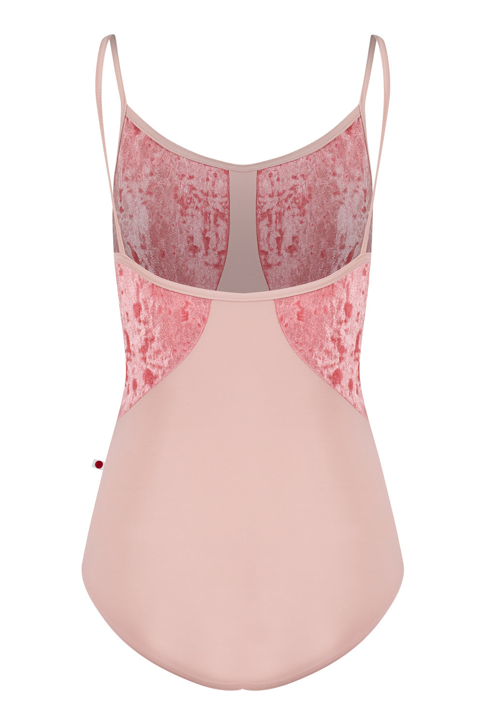 Amanda leotard in T-Petal body color with CV-Romance top color and T-Petal trim color