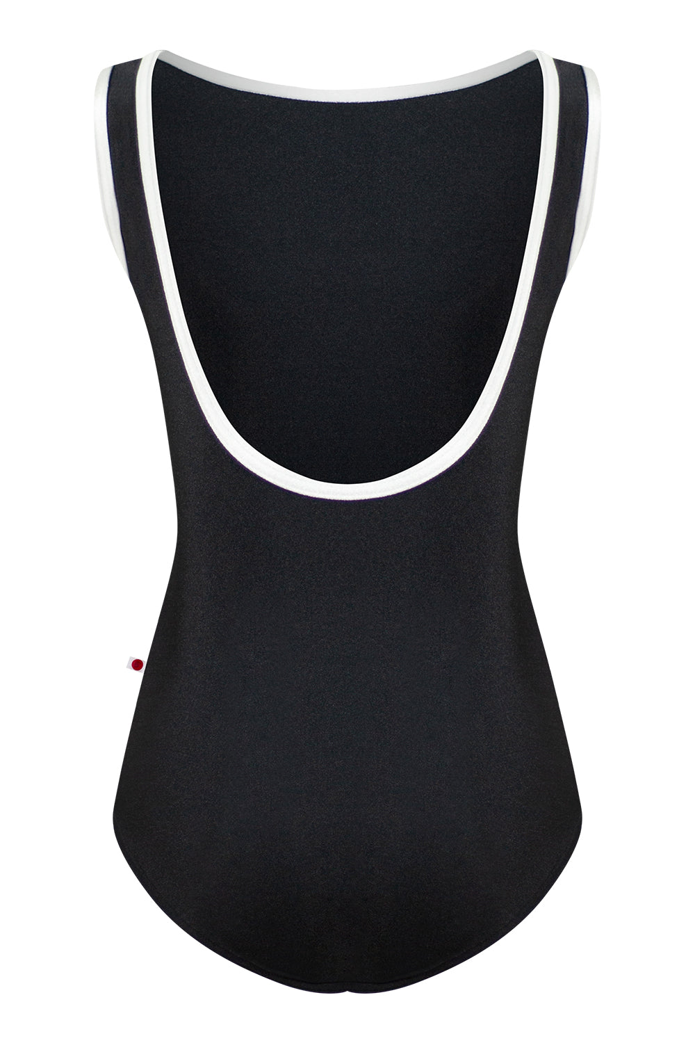 Kids Sofiane leotard in N-Black body color with V-White trim color