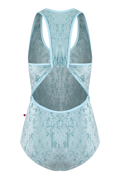 Alex leotard in CV-Ice body color with N-Mirror trim color