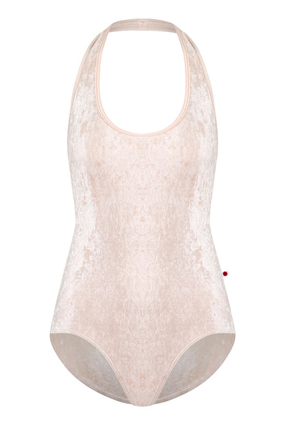 Jaione leotard in CV-Misty Rose body color with T-Misty Rose trim color