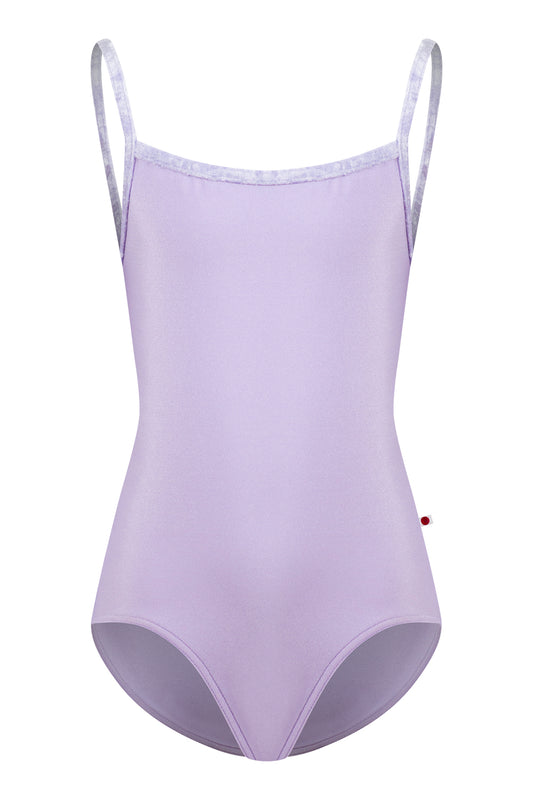 Kids Marisa leotard in N-Poem body color with CV-Angelic trim color