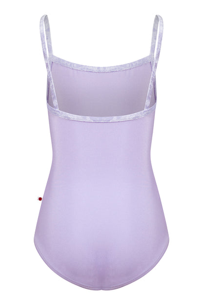 Kids Marisa leotard in N-Poem body color with CV-Angelic trim color
