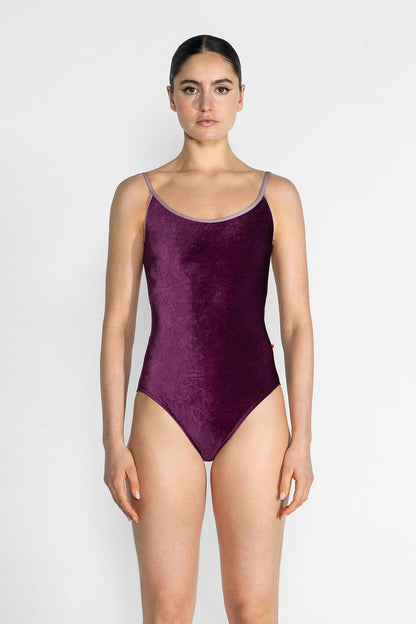 Fiona leotard in V-Roxy body color with Mesh Opera top color and N-Magic trim color