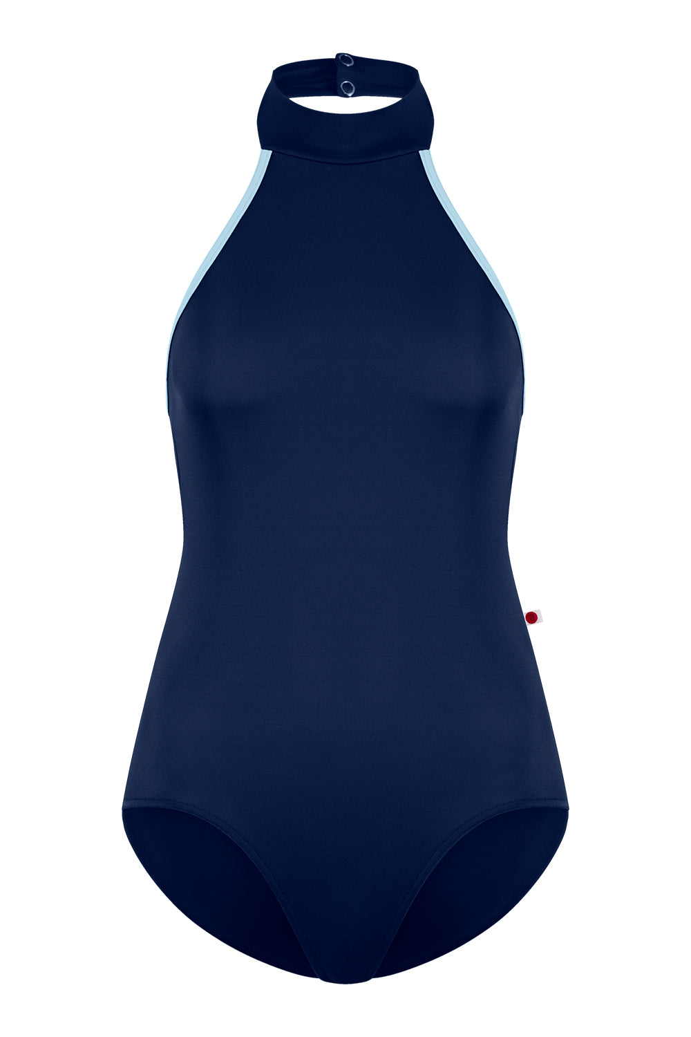 Kids Sarah leotard in T-Cosmo body color with T-Pool trim color