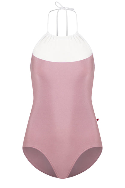 Monique leotard in N-Magic body color with Mesh White top color and T-White trim color