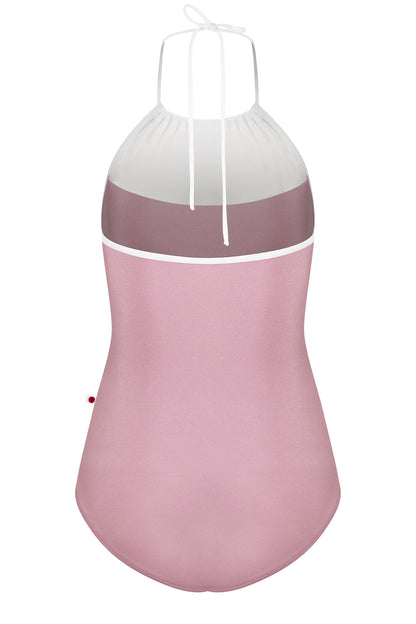 Monique leotard in N-Magic body color with Mesh White top color and T-White trim color
