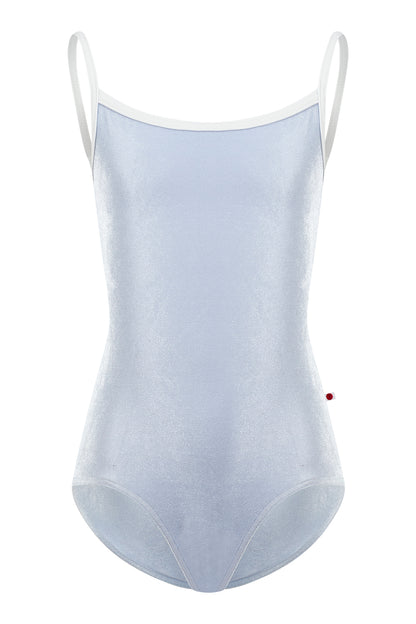 Kids Daniela leotard in V-Serenade body color with T-White trim color