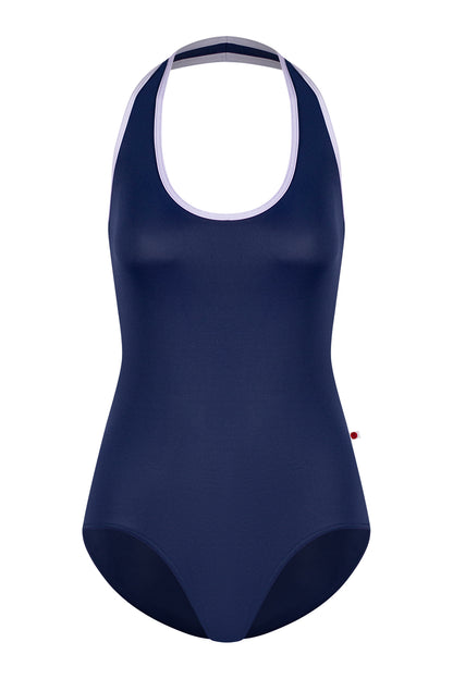Jaione leotard in T-Cosmo body color with N-Poem trim color