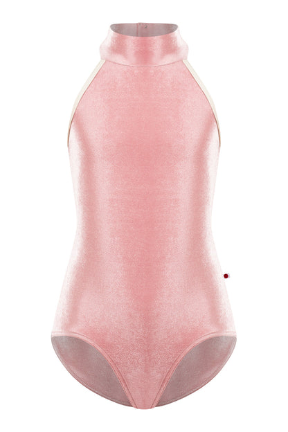 Kids Wendy leotard in V-Dreamy body color with N-Pearl trim color