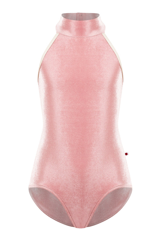 Kids Wendy leotard in V-Dreamy body color with N-Pearl trim color