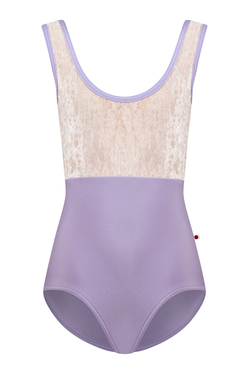 Kids Anna Duo leotard in N-Poem body & trim color and CV-Misty Roes top color