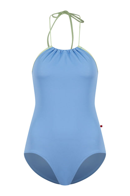 Monique leotard in T-Paradise body color with N-Ginko trim color