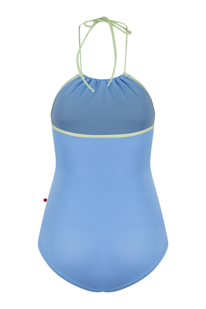 Monique leotard in T-Paradise body color with N-Ginko trim color
