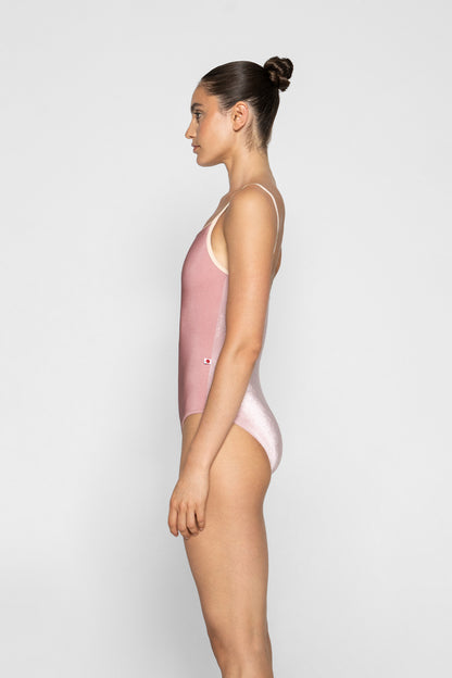 Marisa leotard in V-Dreamy body color with N-Base trim color