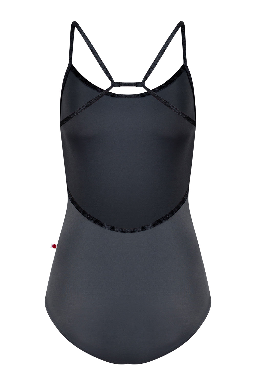 Nadja leotard in T-Titanium body color with CV-Black trim color