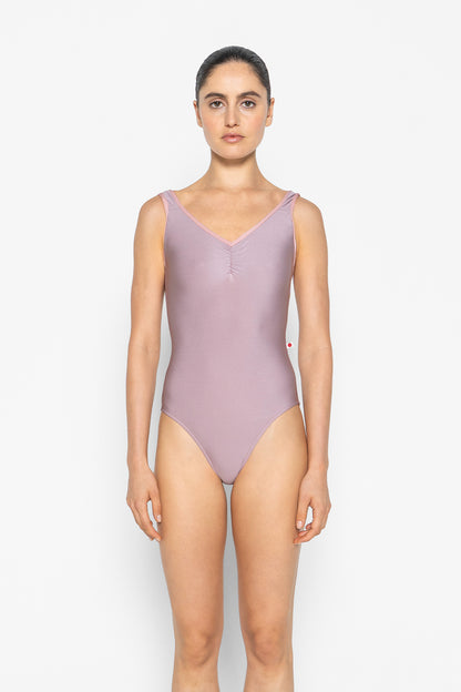 Tiffany leotard in N-Magic body color with N-Antique Rose trim color