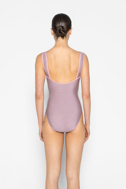 Tiffany leotard in N-Magic body color with N-Antique Rose trim color