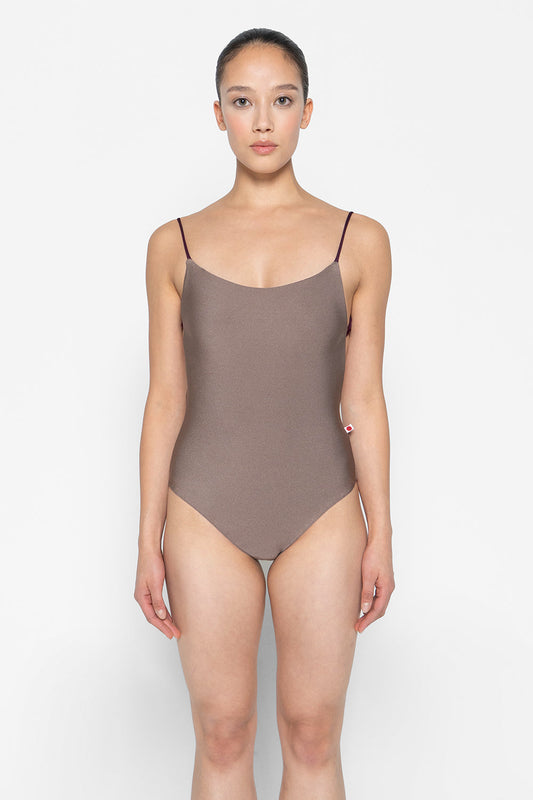 Romy leotard in N-Star Body color with N-Opera inner pannel and N-Opera trim color