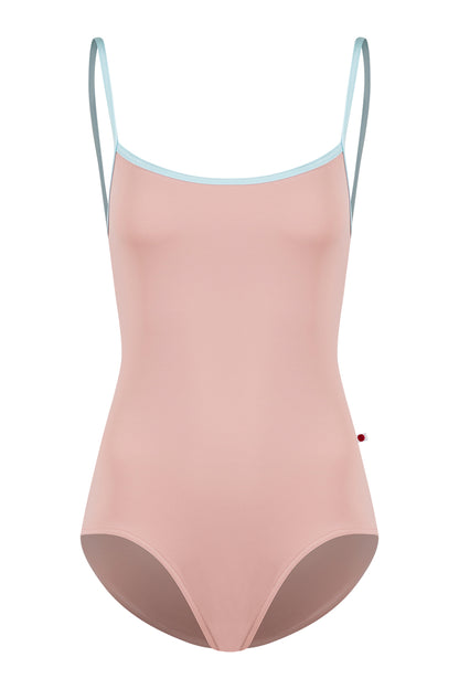 Daniela leotard in T-Petal body color with N-Mirror trim color