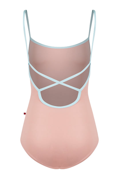 Daniela leotard in T-Petal body color with N-Mirror trim color