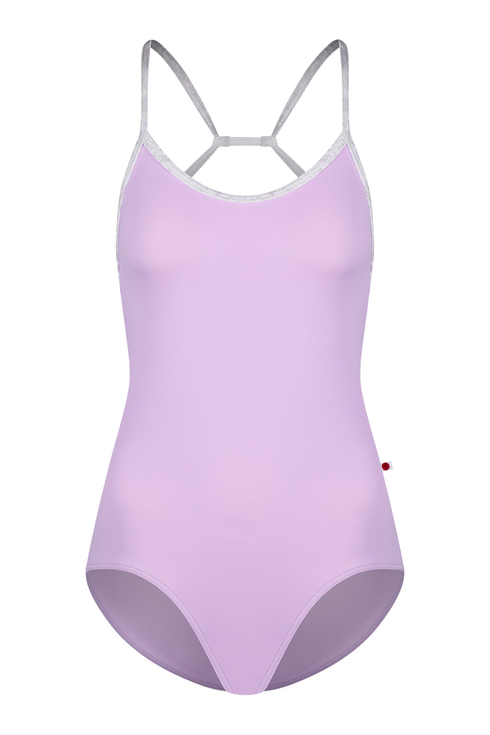 Nadja leotard in T-Ribbon body color with CV-Silver trim color