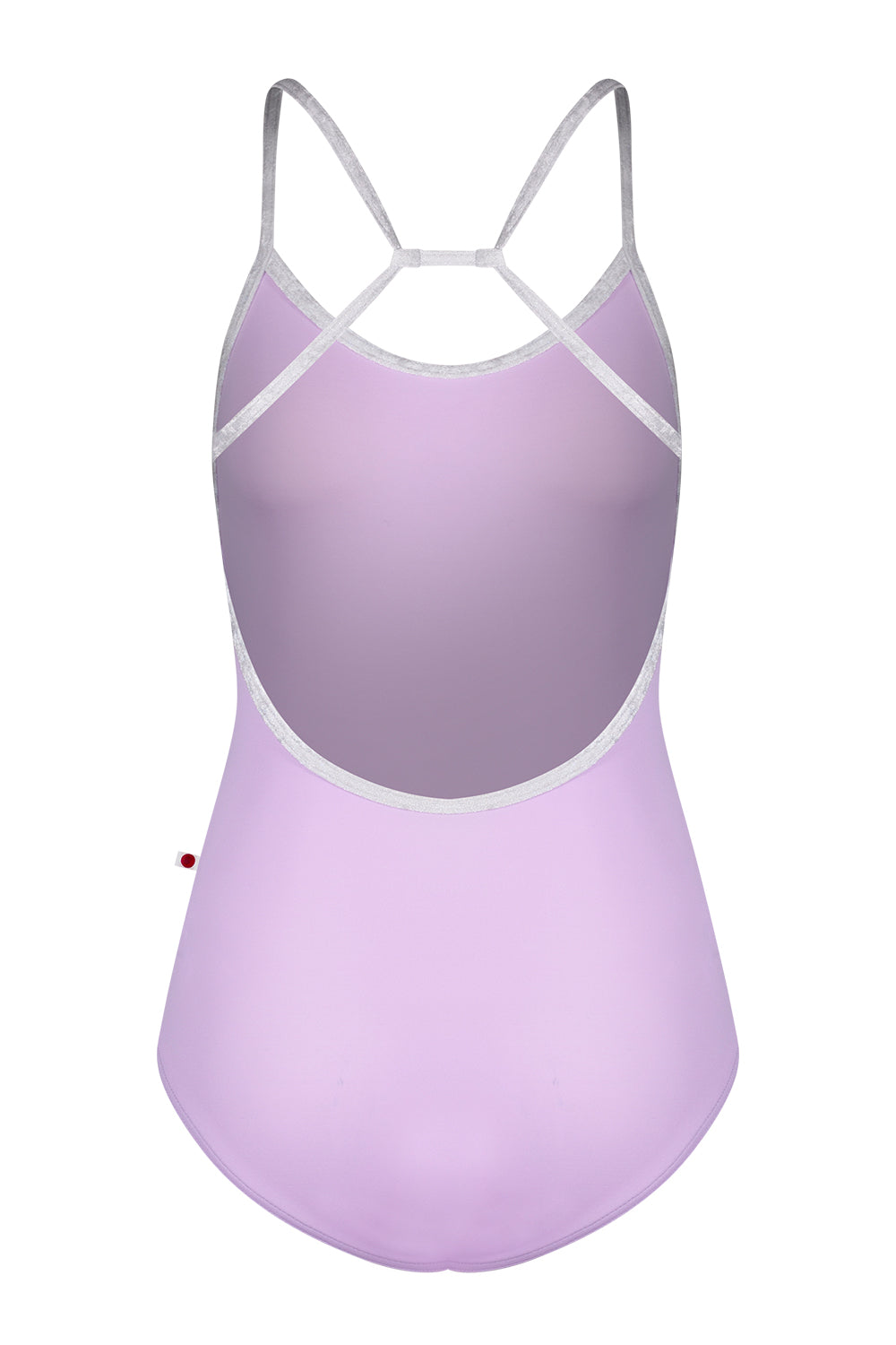 Nadja leotard in T-Ribbon body color with CV-Silver trim color