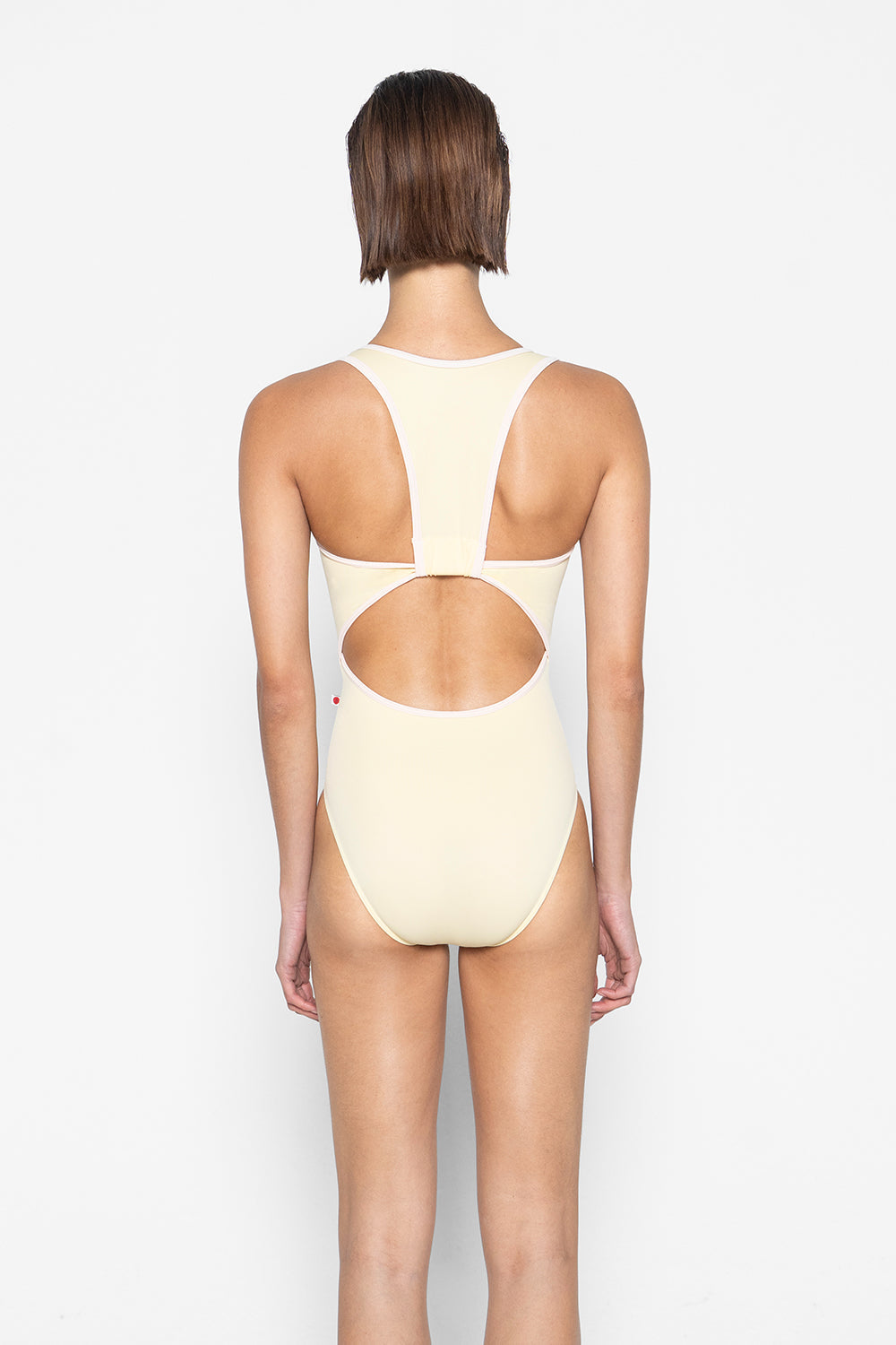 Alex leotard in T-Vanilla body color with T-Misty Rose trim color
