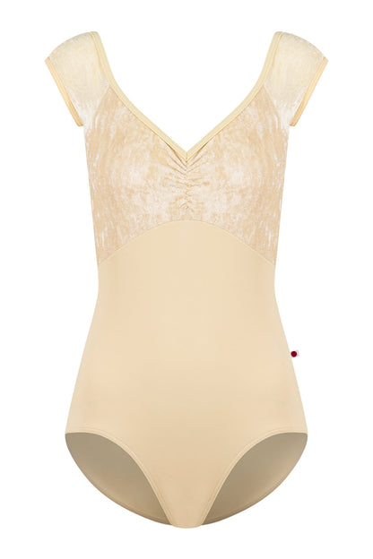 Elli leotard in T-Vanilla body color with CV-Vanilla top color and T-Vanilla trim color