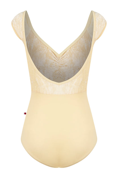 Elli leotard in T-Vanilla body color with CV-Vanilla top color and T-Vanilla trim color