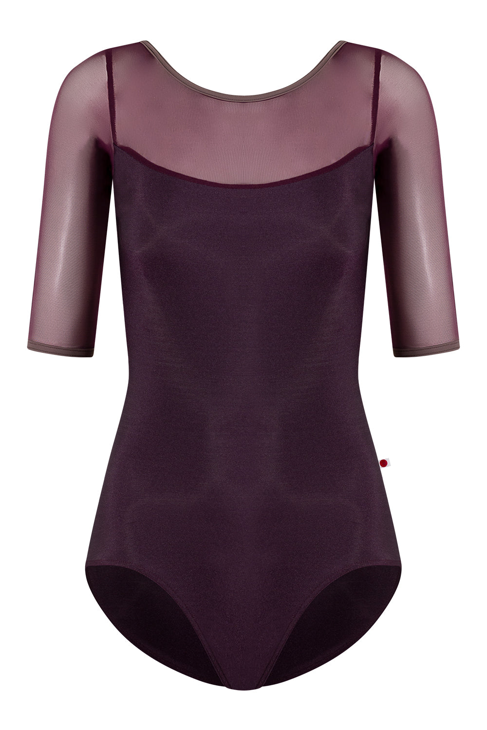 Meagan leotard in N-Opera body color with Mesh Opera top color & half sleeves and T-Phantom trim color