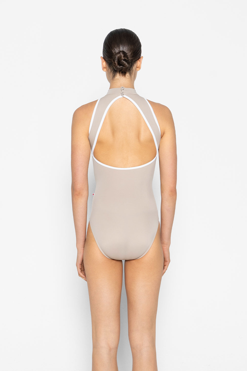 Noe leotard in T-Mosaic body color with T-White trim color
