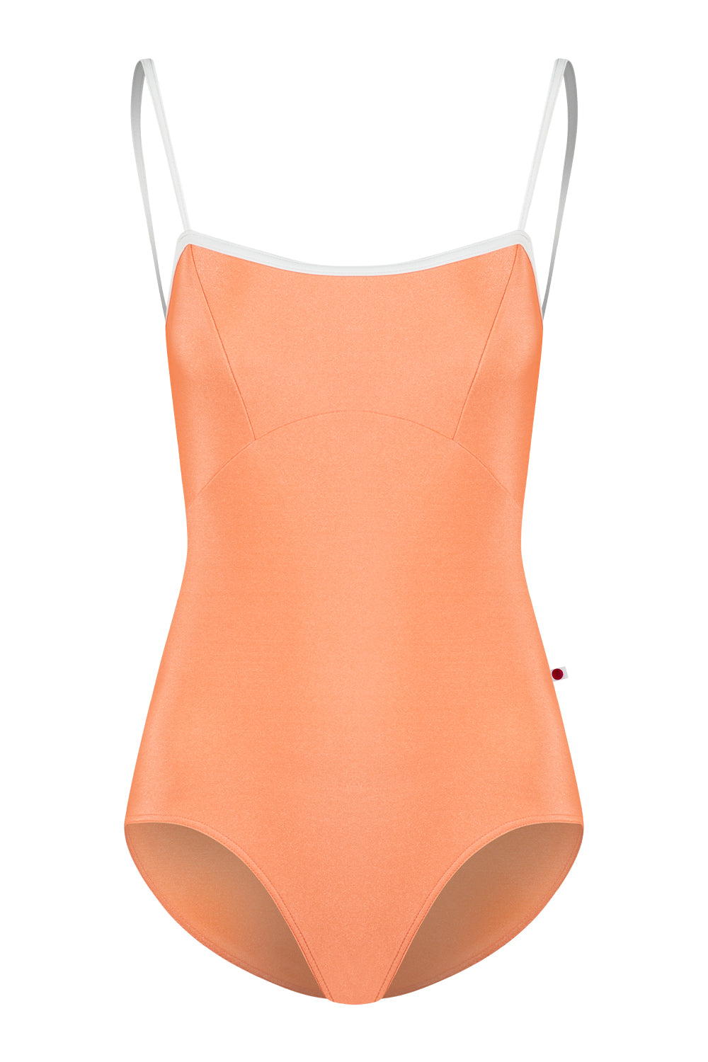 Denise leotard in N-Sorbet body & top color with T-White trim color
