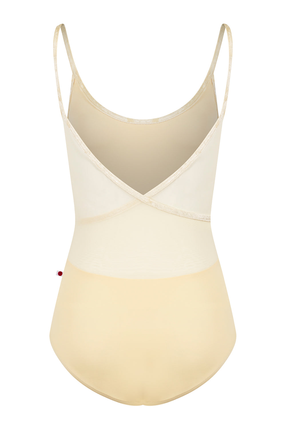 Fiona leotard in T-Vanilla body color with Mesh Vanilla top color and CV-Vanilla trim color