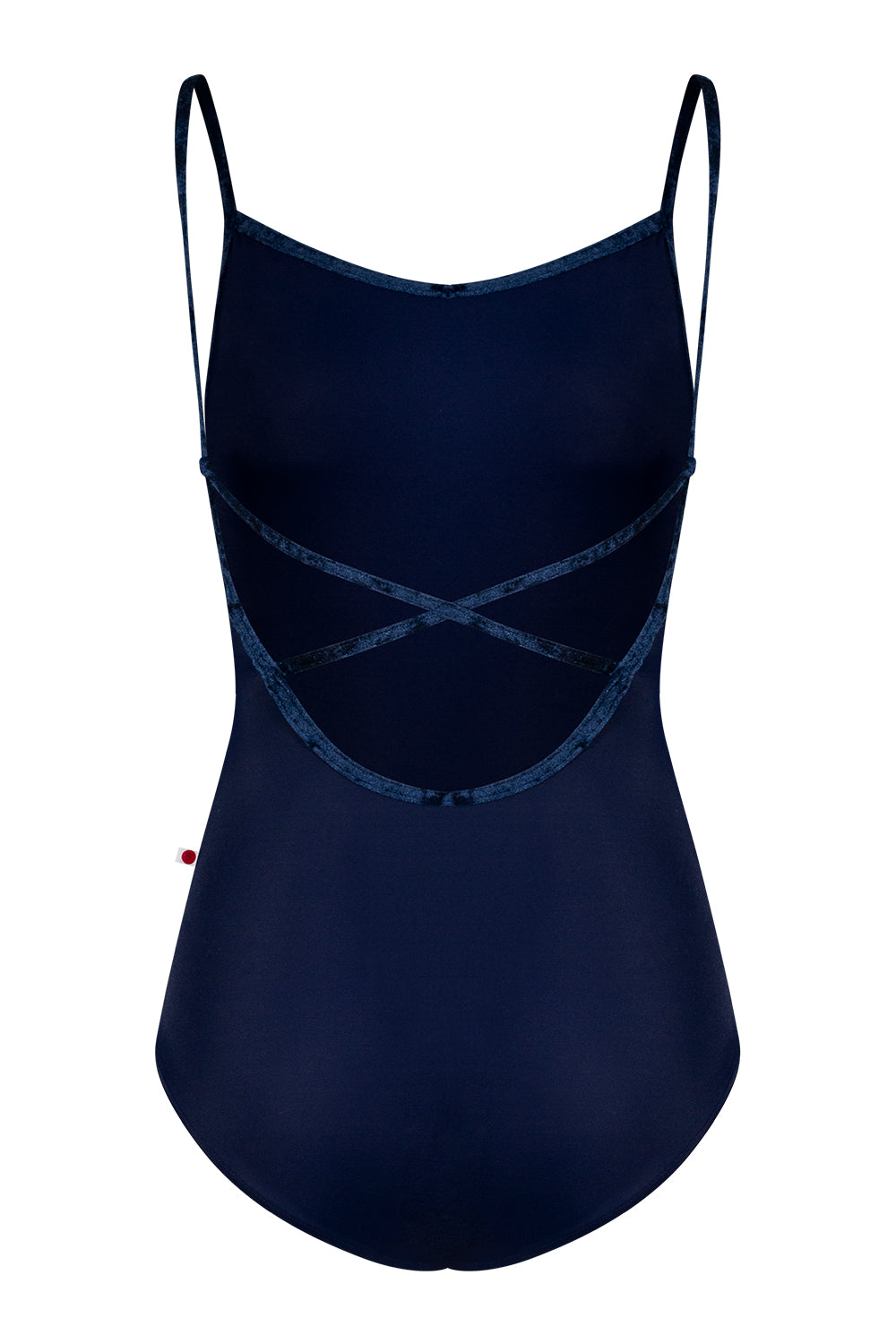 Daniela leotard in T-Cosmo body color with CV-Dark Blue trim color