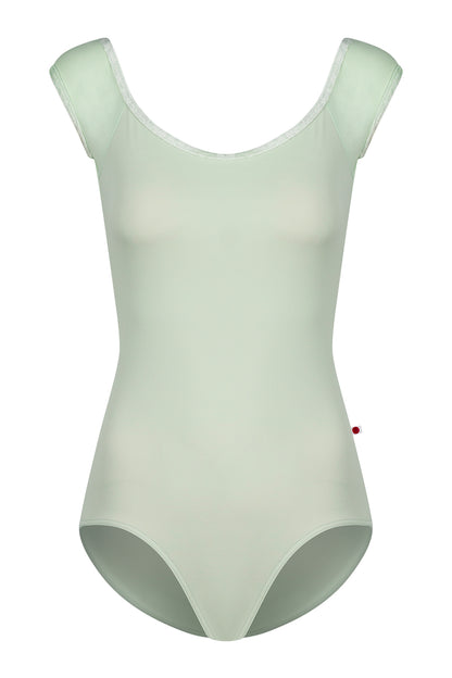 Wendy leotard in T-Pistachio body color with CV-Pistachio trim color